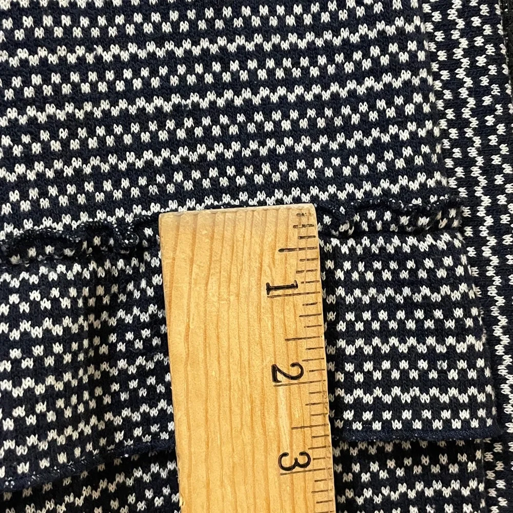 Jack by BB Dakota cardigan, black and white stretch, L, excellent condition - Picture 14 of 15